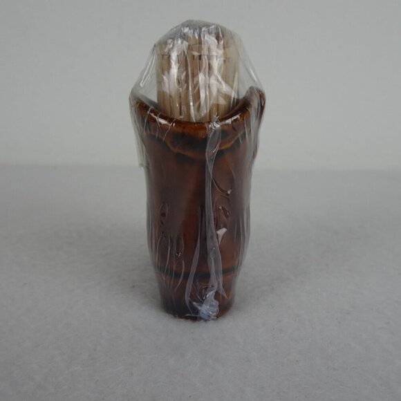 Toothpick Holder Cowboy Boot Brown Ceramic Western - Picture 8 of 10